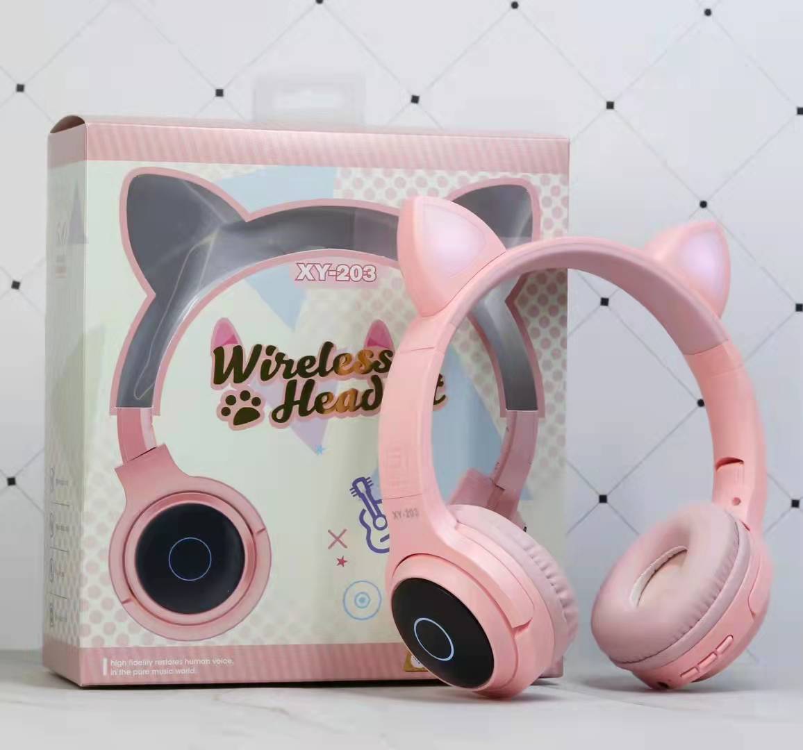 Casque d'écoute de chat pour les jeux